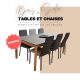 Promotion - tables et chaises - Bois & Sofa - magasin d'ameublement